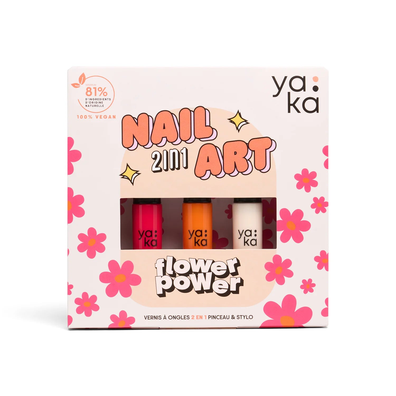 🌼 Kit Nail Art 2 en 1  – Yaka